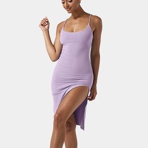 NWT Halara Everyday Split Strap Bodycon Midi Chill Party Dress Sensational XL
